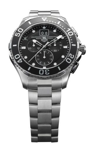 TAG Heuer Aquaracer 300M Quartz Chronograph 43 Stainless Steel / One Piece